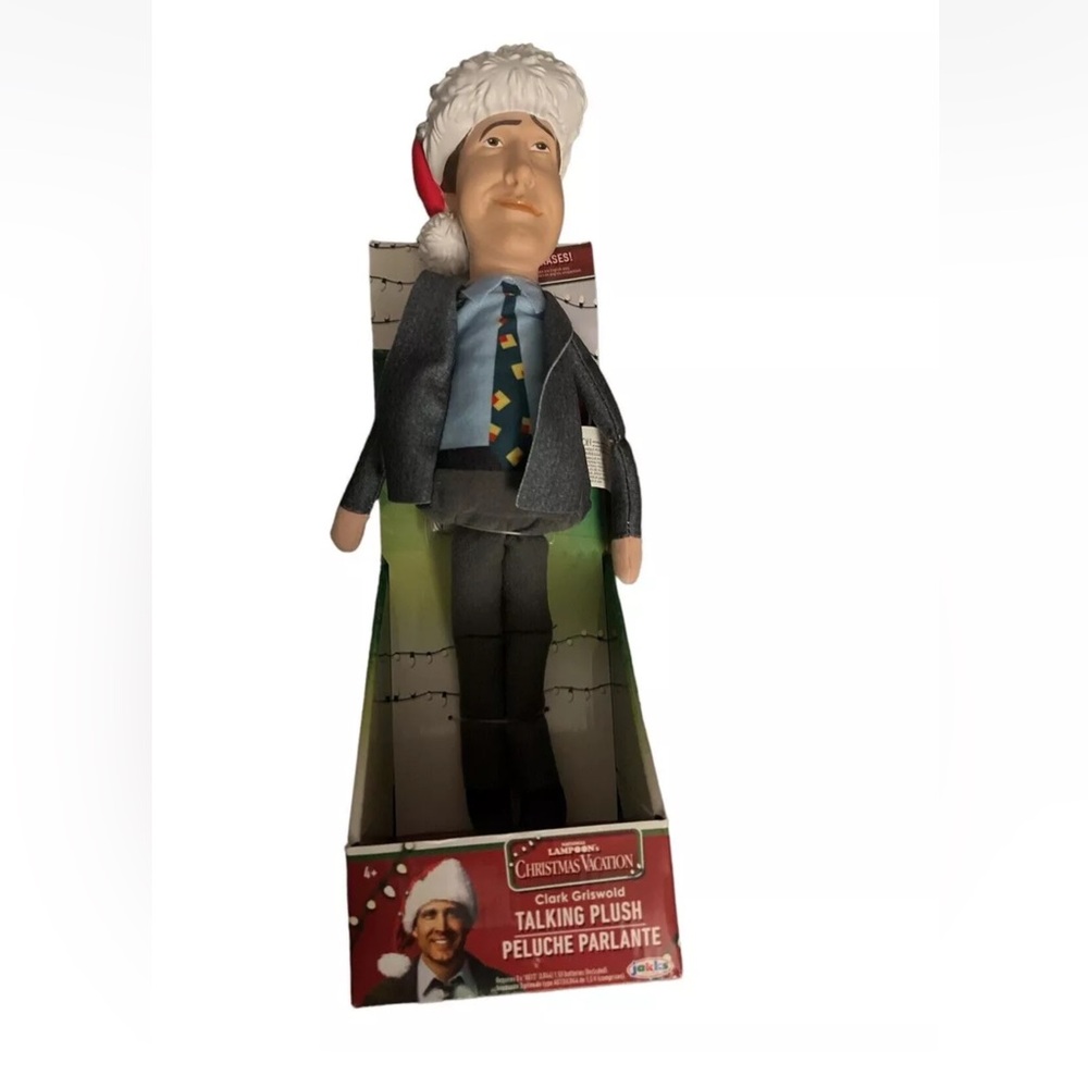 Jakks Pacific National Lampoon’s Christmas Vacation Clark Griswold Talking Plush